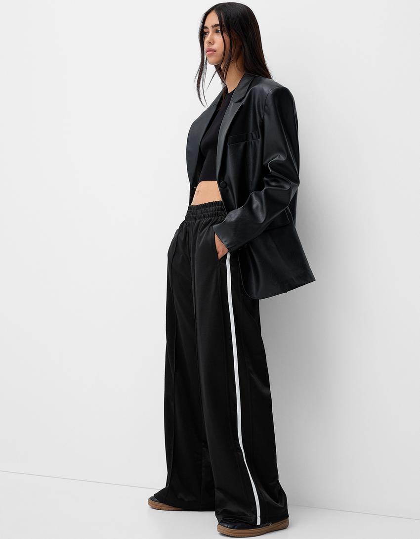 pants with stripes