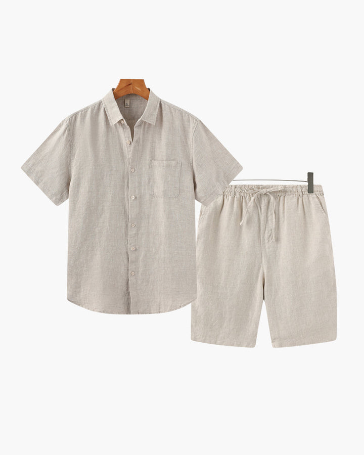 MONEY CLUB LINEN COMBO (SHORTS)
