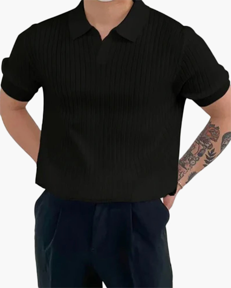 MILANO – TEXTURED COTTON POLO