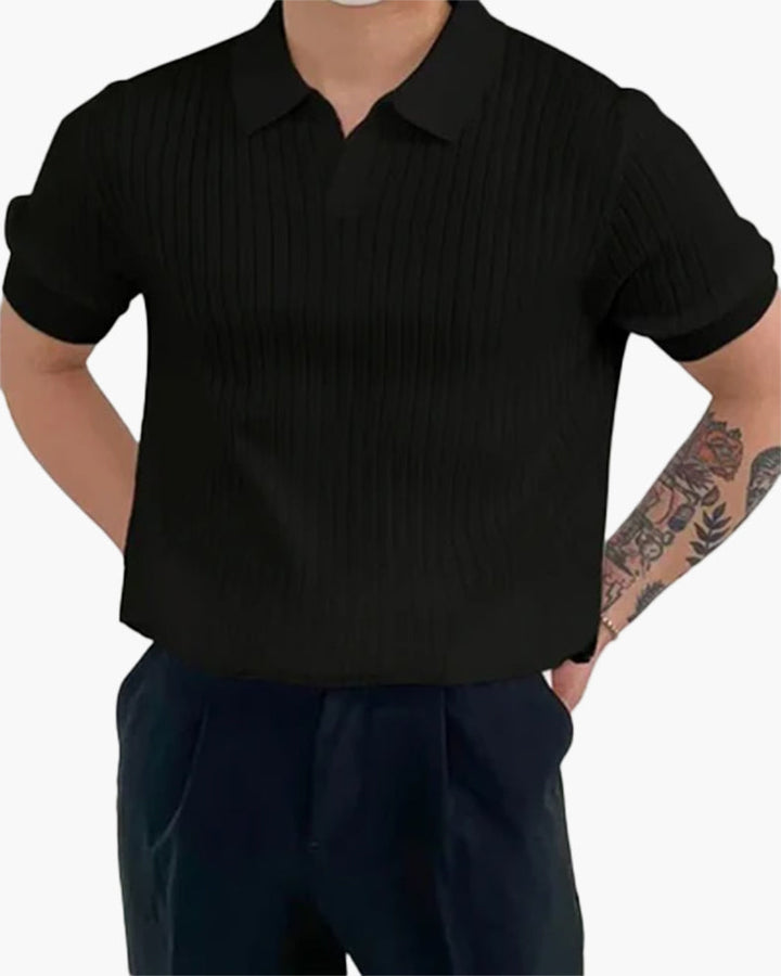 MILANO – TEXTURED COTTON POLO