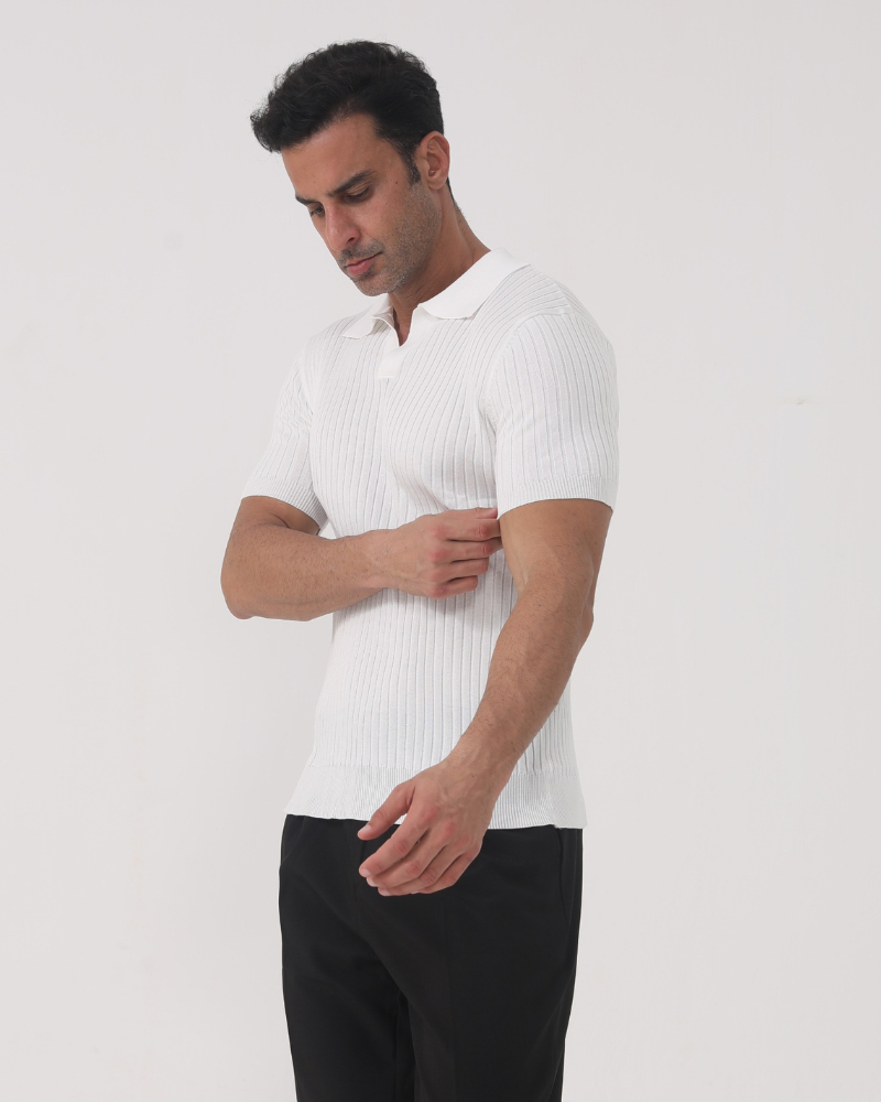 MILANO – TEXTURED COTTON POLO
