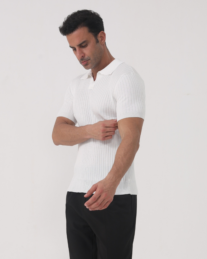 MILANO – TEXTURED COTTON POLO