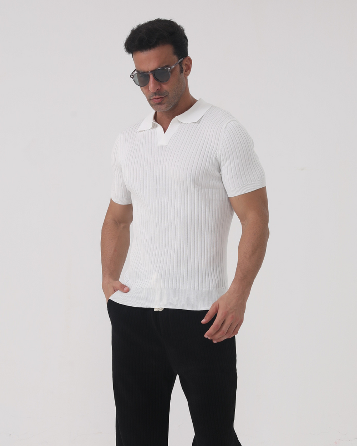 MILANO – TEXTURED COTTON POLO