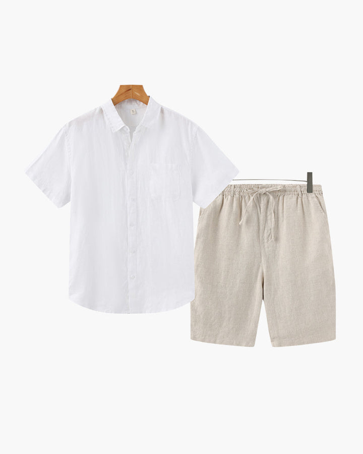 MONEY CLUB LINEN COMBO (SHORTS)