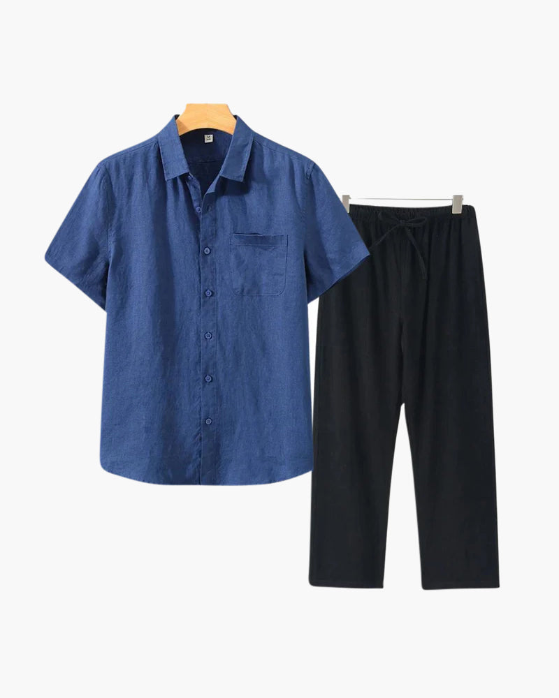 MONEY CLUB SIGNATURE LINEN SET (SHORTALEEVE EDITION)