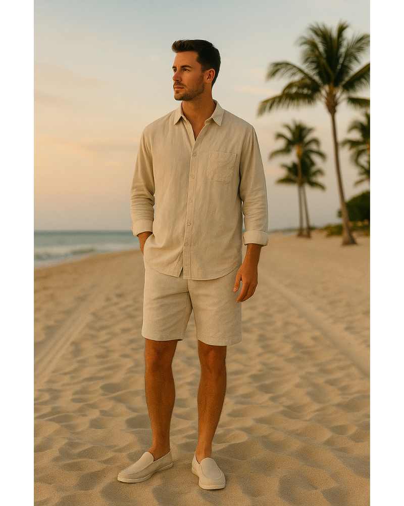 THE AMALFI LINEN SET