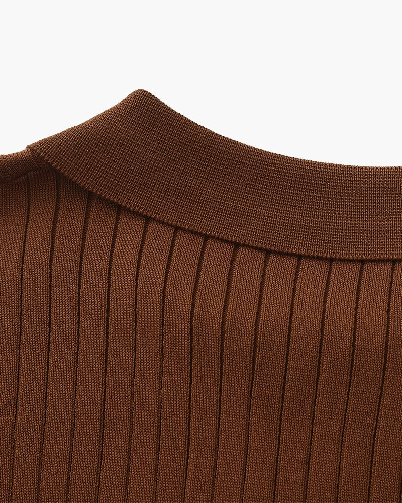 PREMIUM RIBBED POLO