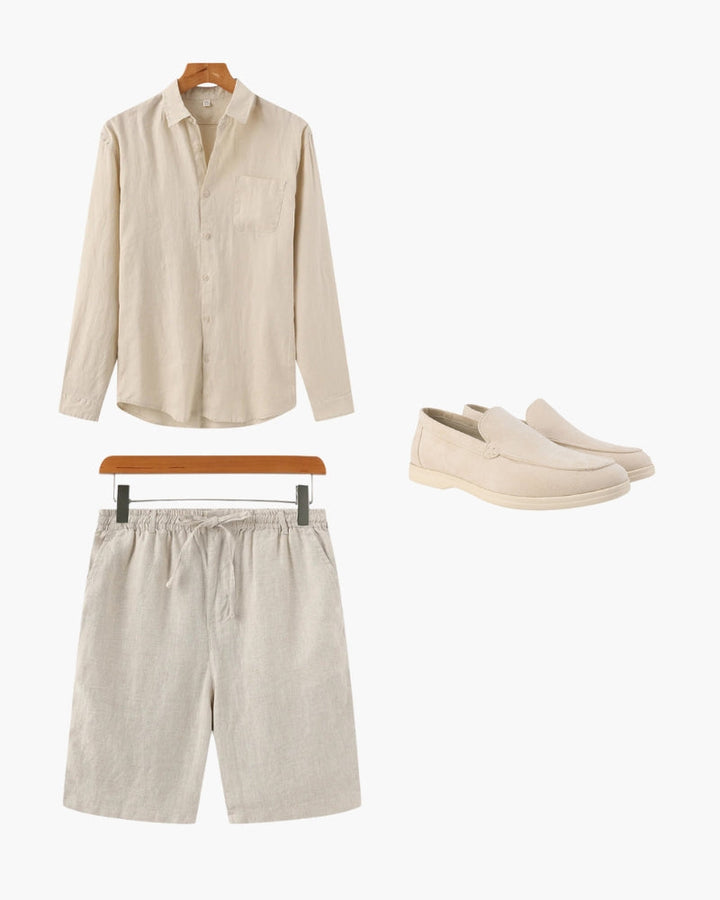 THE AMALFI LINEN SET