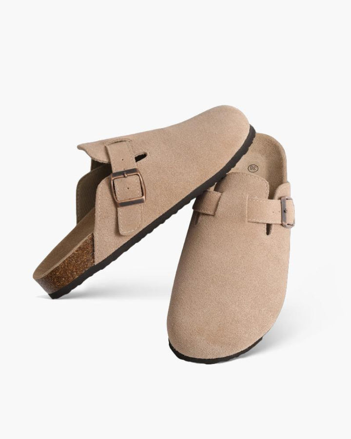 MONEY CLUB SUEDE CLOGS