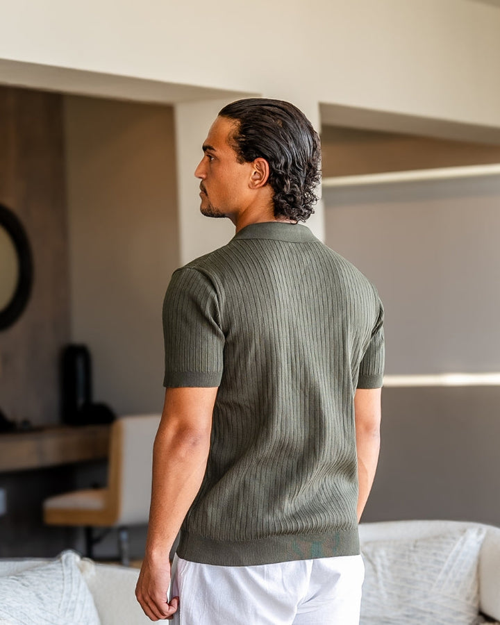 PREMIUM RIBBED POLO
