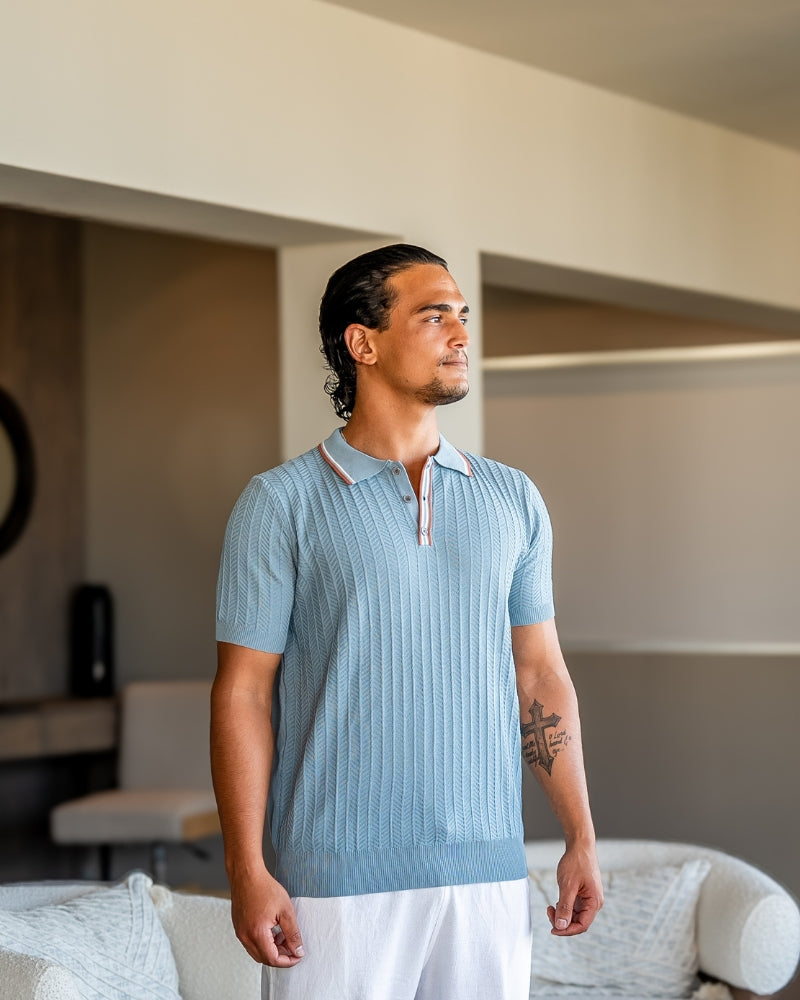 CLAYBOURNE KNIT POLO