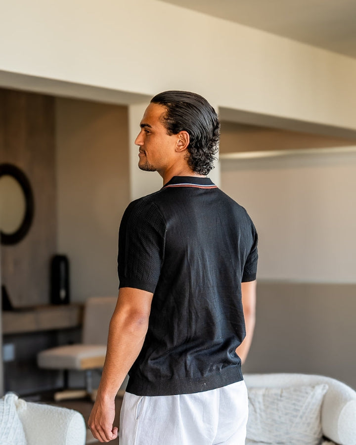 CLAYBOURNE KNIT POLO