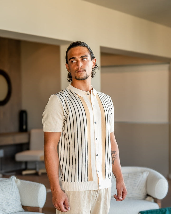CASABLANCA KNIT POLO