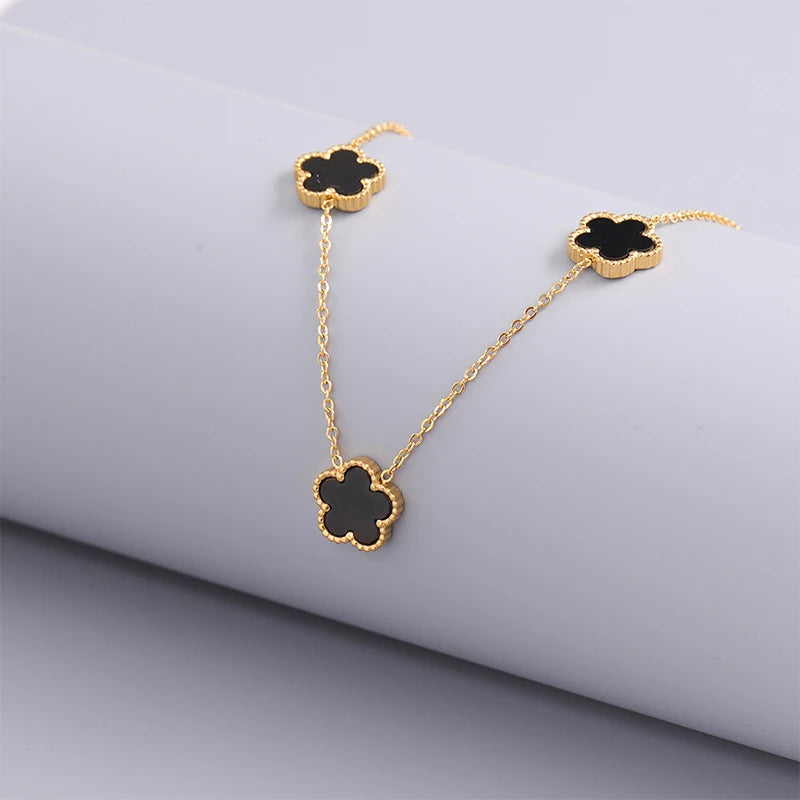 Clover Necklace 5 Leaf