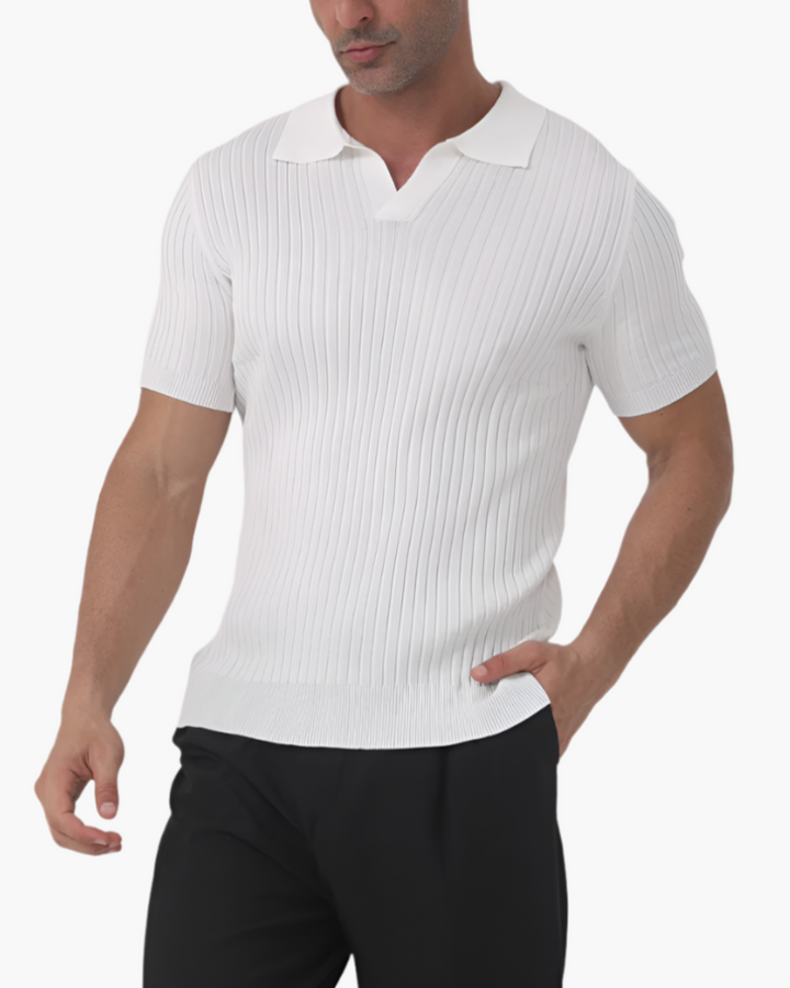 MILANO – TEXTURED COTTON POLO