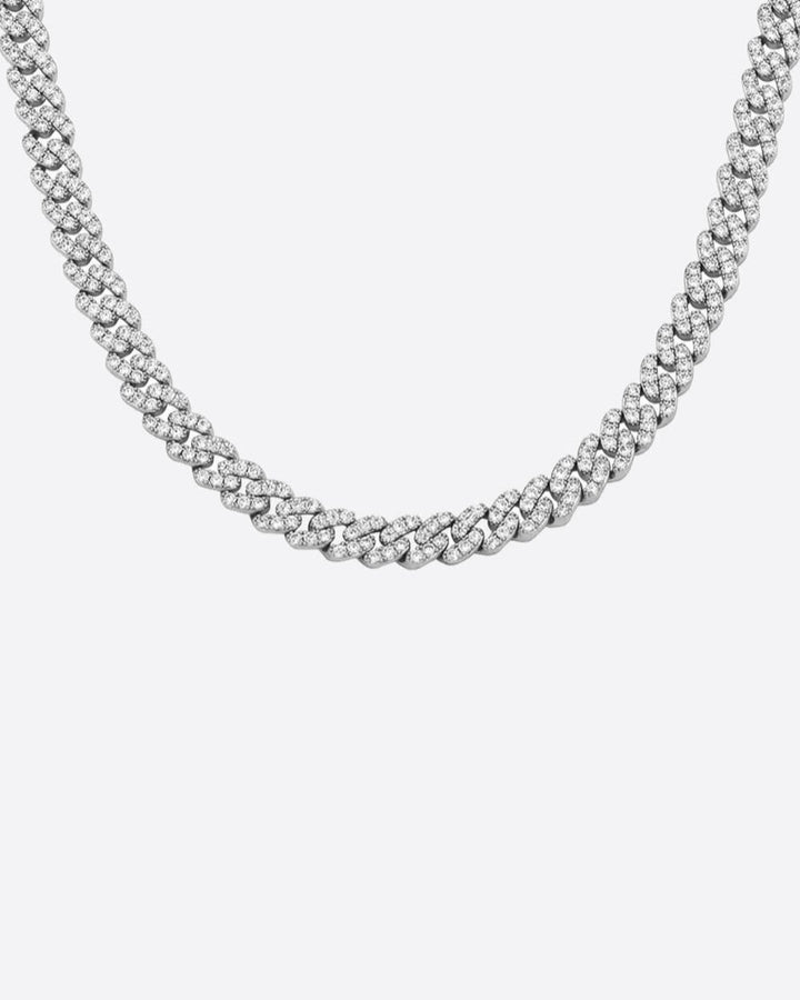 Glacial Cuban Chain Silver