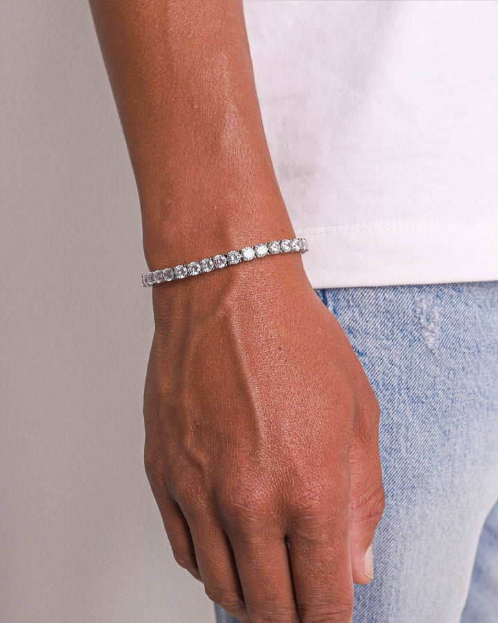 Tennis Bracelet - 5MM SILVER